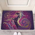 Fantastic Capricorn Sign Print Rubber Doormat