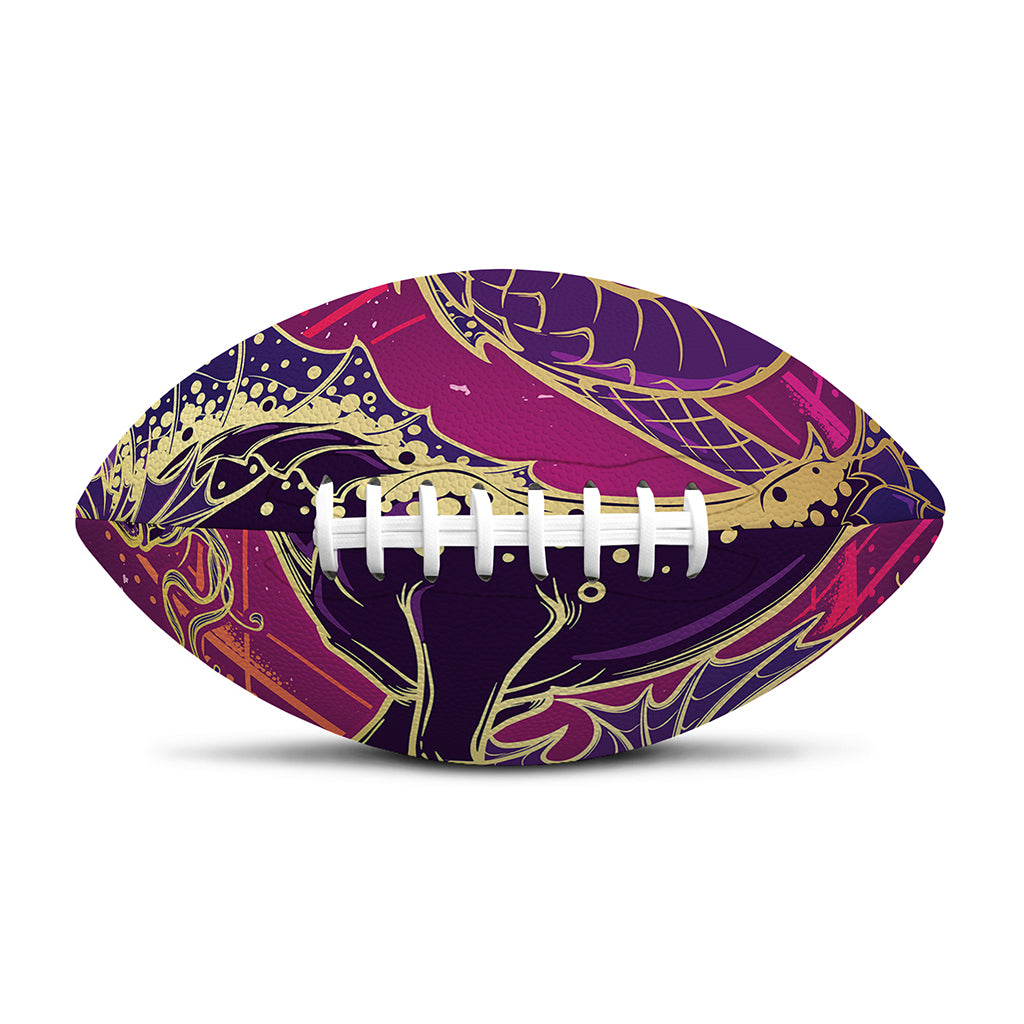Fantastic Capricorn Sign Print Rugby Ball