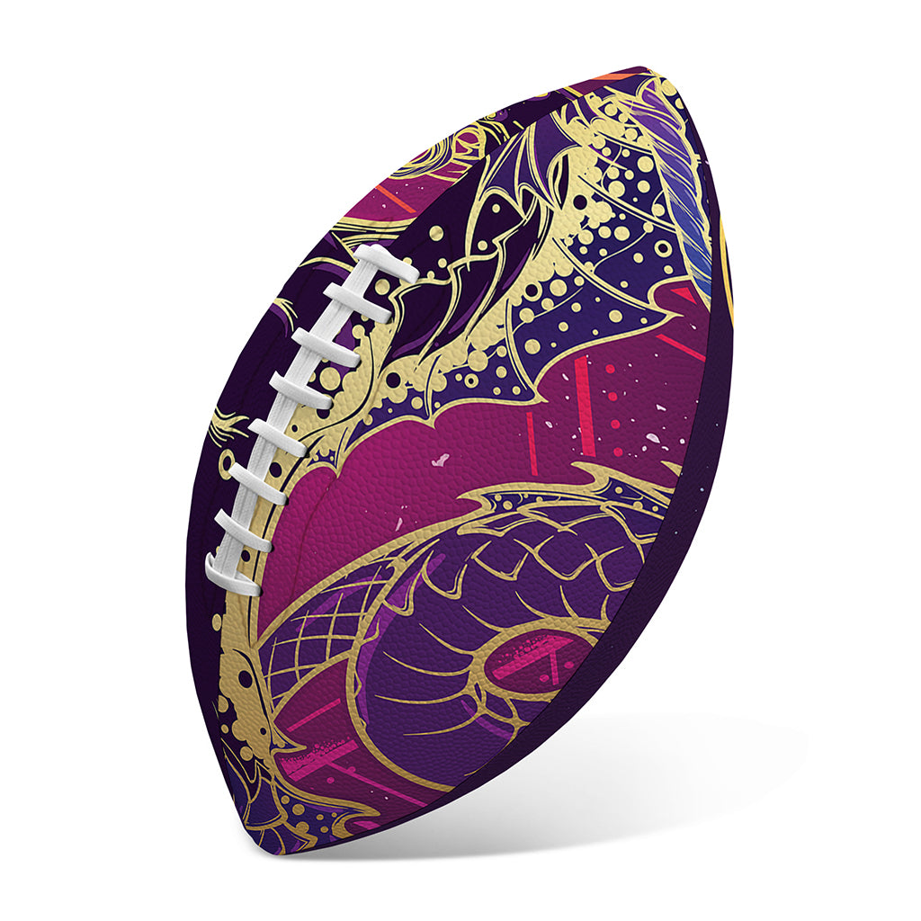 Fantastic Capricorn Sign Print Rugby Ball