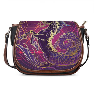 Fantastic Capricorn Sign Print Saddle Bag