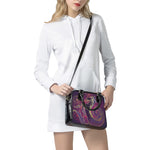 Fantastic Capricorn Sign Print Shoulder Handbag