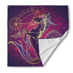 Fantastic Capricorn Sign Print Silk Bandana