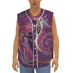 Fantastic Capricorn Sign Print Sleeveless Baseball Jersey