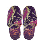 Fantastic Capricorn Sign Print Slippers