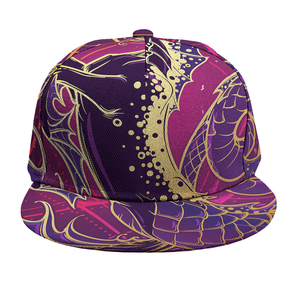 Fantastic Capricorn Sign Print Snapback Cap
