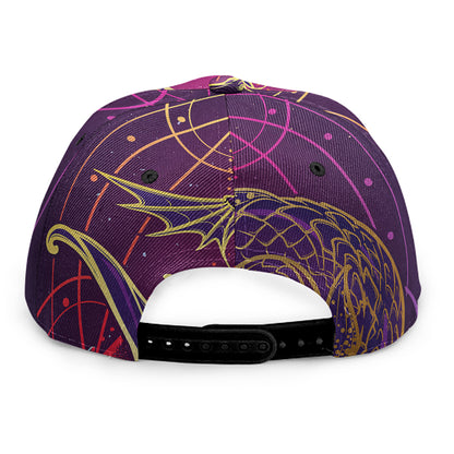 Fantastic Capricorn Sign Print Snapback Cap