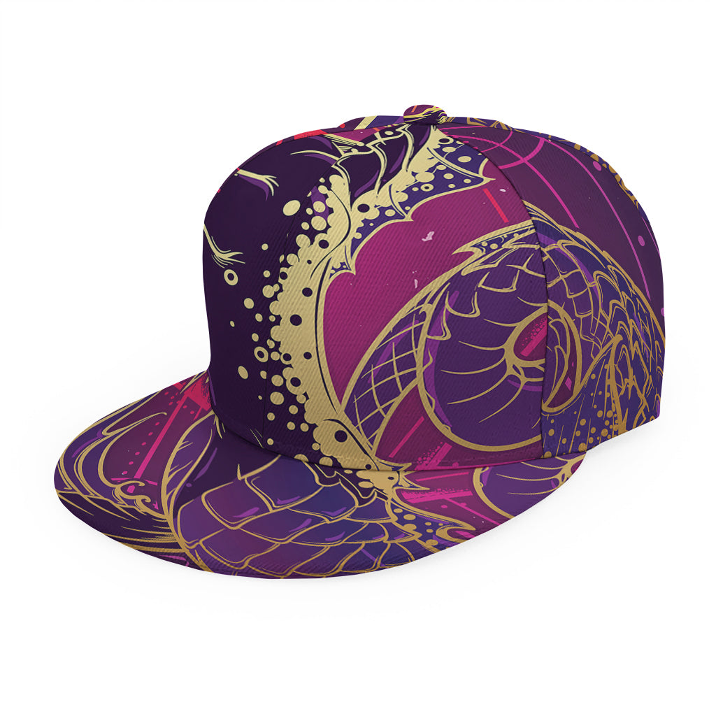 Fantastic Capricorn Sign Print Snapback Cap