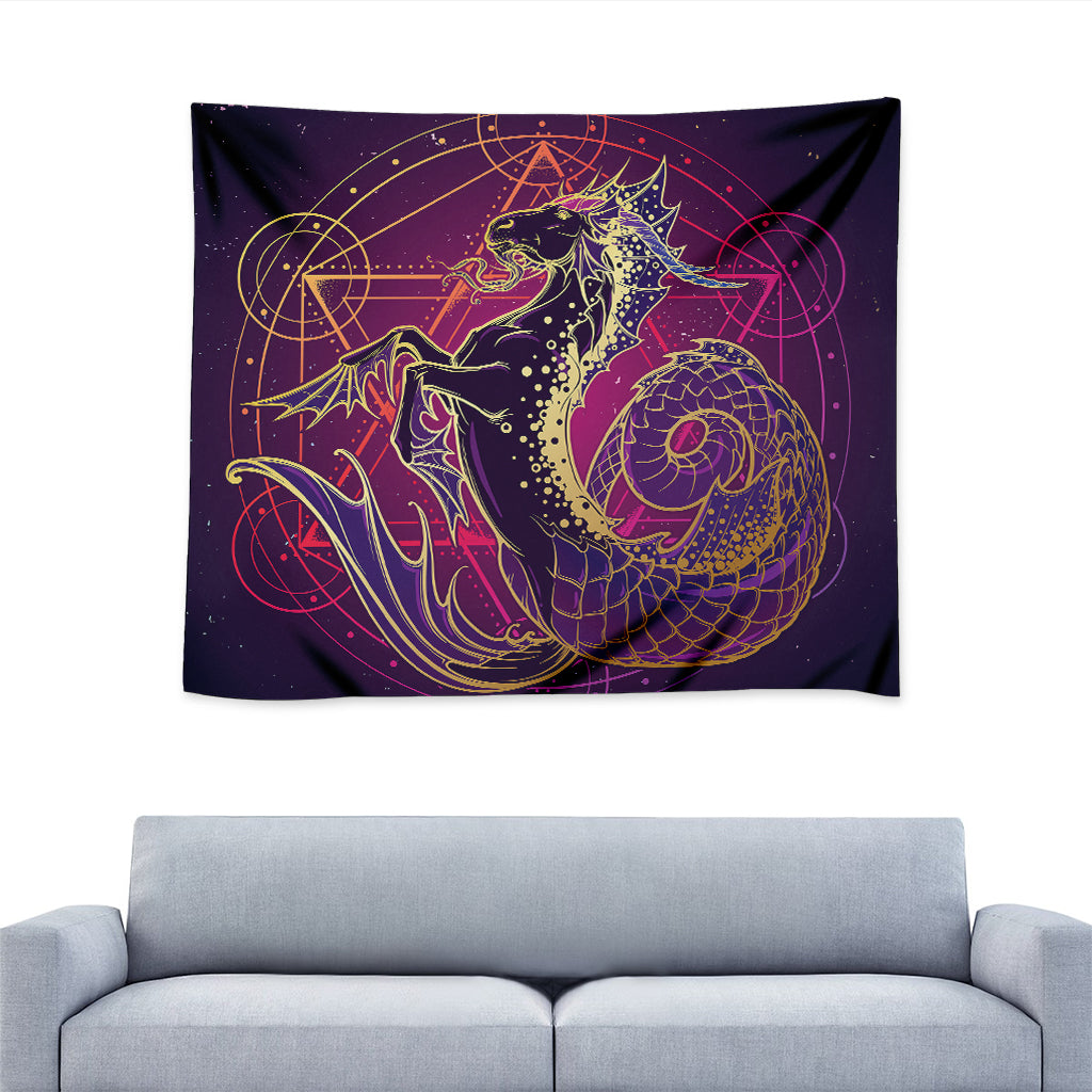 Fantastic Capricorn Sign Print Tapestry