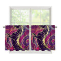 Fantastic Capricorn Sign Print Tier Curtains