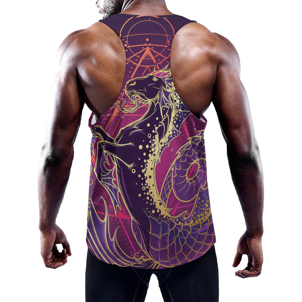 Fantastic Capricorn Sign Print Training Tank Top