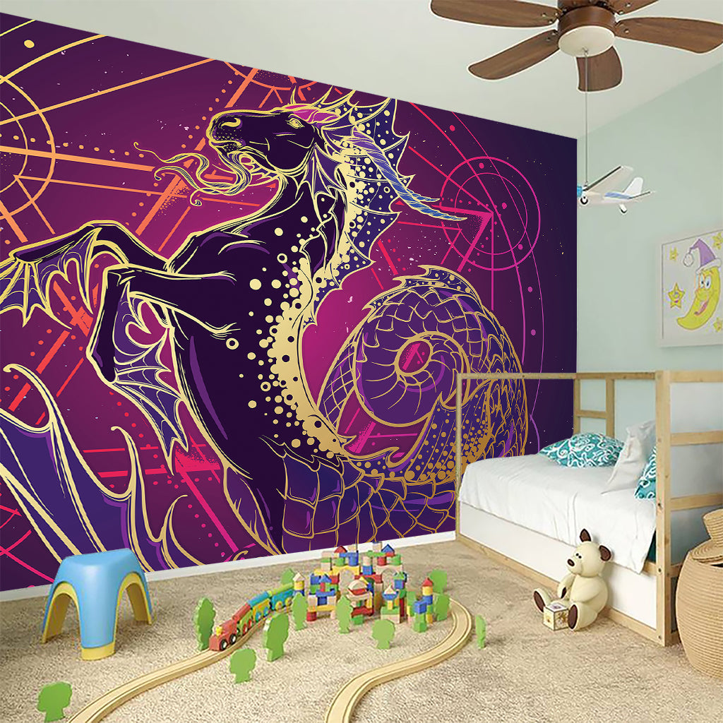 Fantastic Capricorn Sign Print Wall Sticker