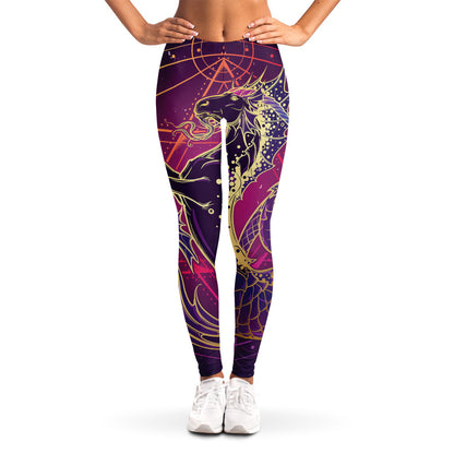 Fantastic Capricorn Sign Print Women's Leggings