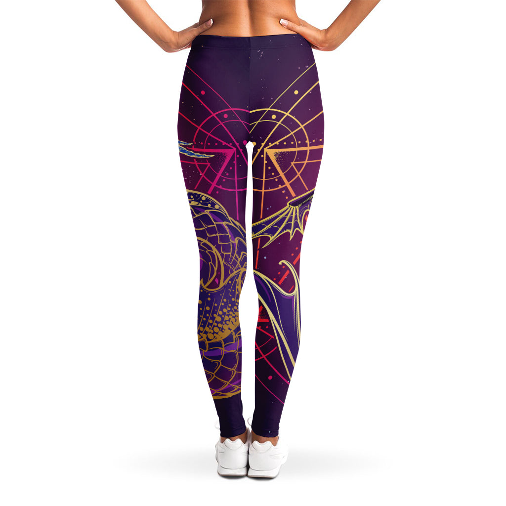 Fantastic Capricorn Sign Print Women's Leggings