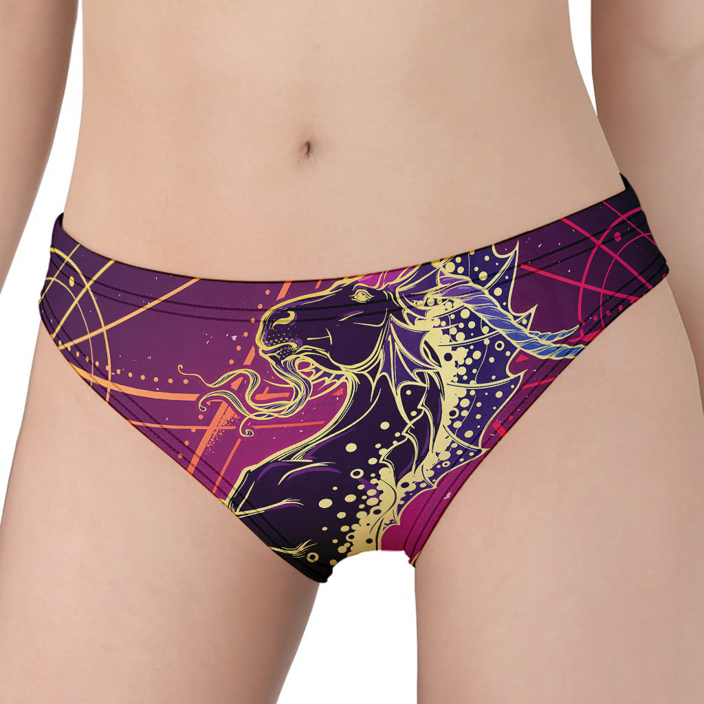 Fantastic Capricorn Sign Print Women's Panties