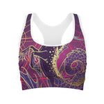 Fantastic Capricorn Sign Print Women's Sports Bra
