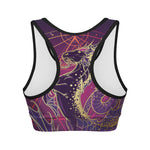 Fantastic Capricorn Sign Print Women's Sports Bra