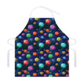 Fantastic Planets Pattern Print Adjustable Apron