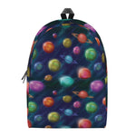 Fantastic Planets Pattern Print Backpack