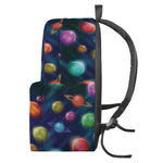 Fantastic Planets Pattern Print Backpack