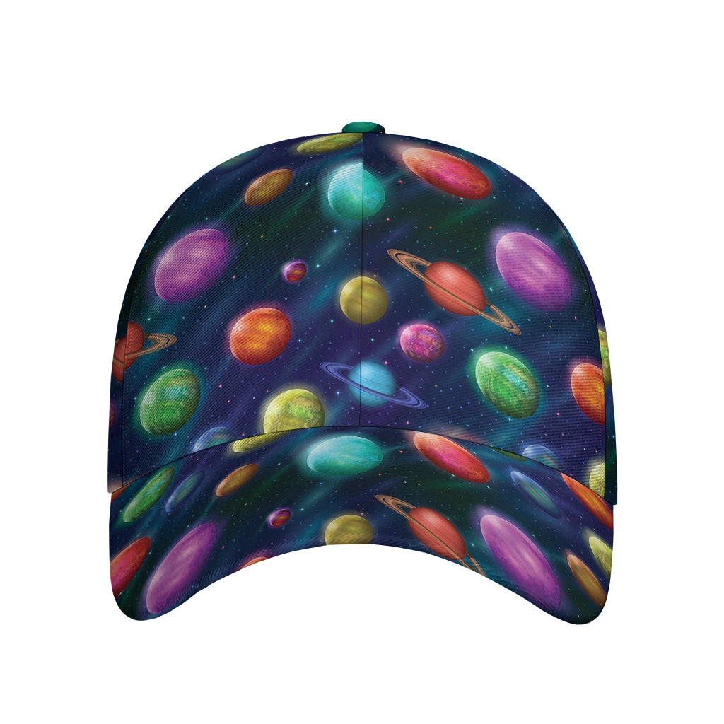Fantastic Planets Pattern Print Baseball Cap
