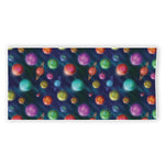 Fantastic Planets Pattern Print Beach Towel