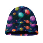 Fantastic Planets Pattern Print Beanie