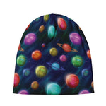 Fantastic Planets Pattern Print Beanie