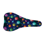 Fantastic Planets Pattern Print Bicycle Seat Cover