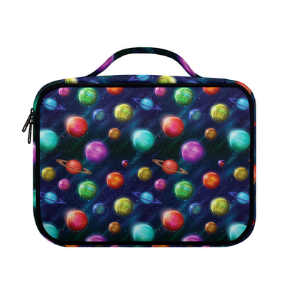 Fantastic Planets Pattern Print Briefcase Bible Bag