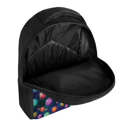 Fantastic Planets Pattern Print Casual Backpack