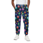 Fantastic Planets Pattern Print Cotton Pants