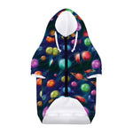 Fantastic Planets Pattern Print Dog Zip Up Hoodie