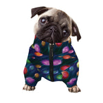 Fantastic Planets Pattern Print Dog Zip Up Jacket