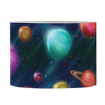 Fantastic Planets Pattern Print Drum Lamp Shade