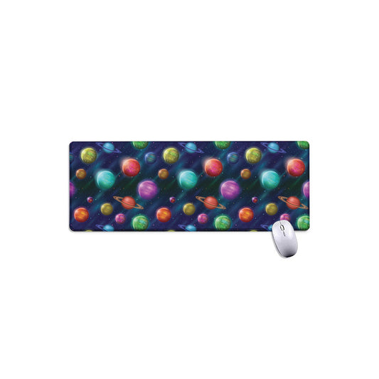 Fantastic Planets Pattern Print Extended Mouse Pad