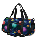 Fantastic Planets Pattern Print Gym Bag