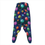 Fantastic Planets Pattern Print Hammer Pants