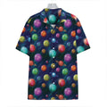 Fantastic Planets Pattern Print Hawaiian Shirt
