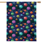 Fantastic Planets Pattern Print House Flag