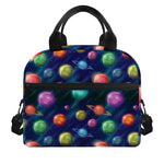 Fantastic Planets Pattern Print Insulated Lunch Bag