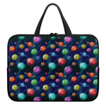 Fantastic Planets Pattern Print Laptop Sleeve With Handle