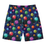 Fantastic Planets Pattern Print Men's Swim Trunks