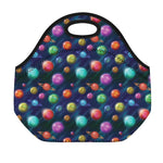 Fantastic Planets Pattern Print Neoprene Lunch Bag