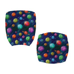 Fantastic Planets Pattern Print Office Chair Cover