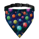 Fantastic Planets Pattern Print Over The Collar Dog Bandana