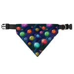 Fantastic Planets Pattern Print Over The Collar Dog Bandana