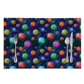Fantastic Planets Pattern Print Placemat