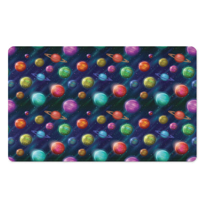 Fantastic Planets Pattern Print Polyester Doormat
