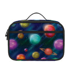 Fantastic Planets Pattern Print Portable Lunch Bag