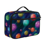 Fantastic Planets Pattern Print Portable Lunch Bag